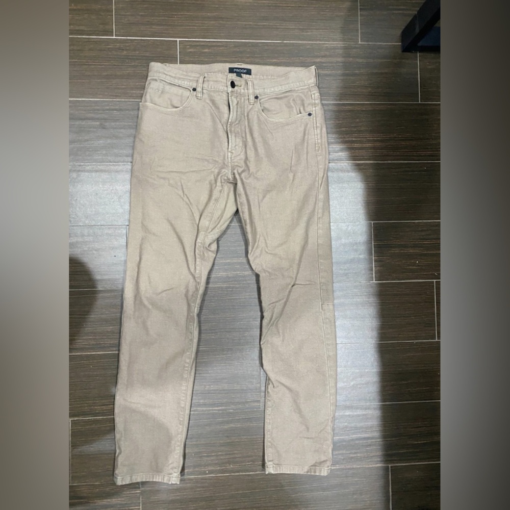 Proof Rover Pants Mens 30x30 Brown Slim Fit Canvas Jeans Huckberry Stretch